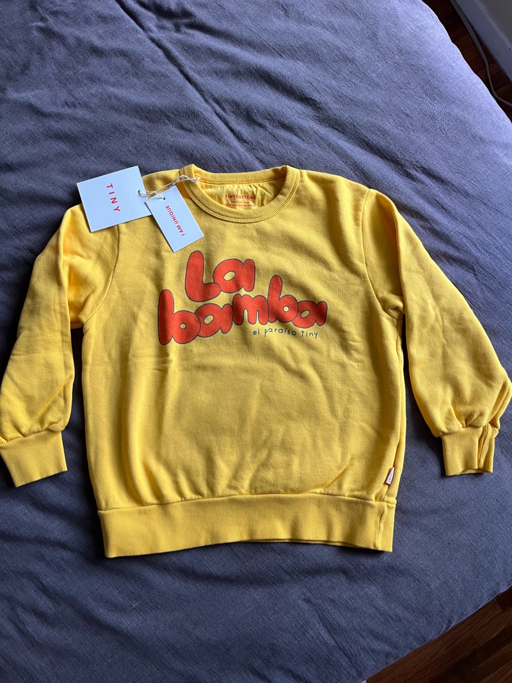 Tiny Cottons Kids Yellow Sweatshirt - 8Y - NWT